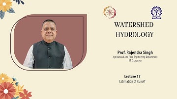 Lecture 17: Estimation of Runoff