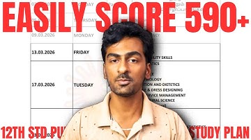 12th Public Timetable & Exam Study Plan 2025 | Complete Strategy Based on Timetable