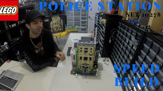Lego Modular Police Station Speed Build  Set 10278