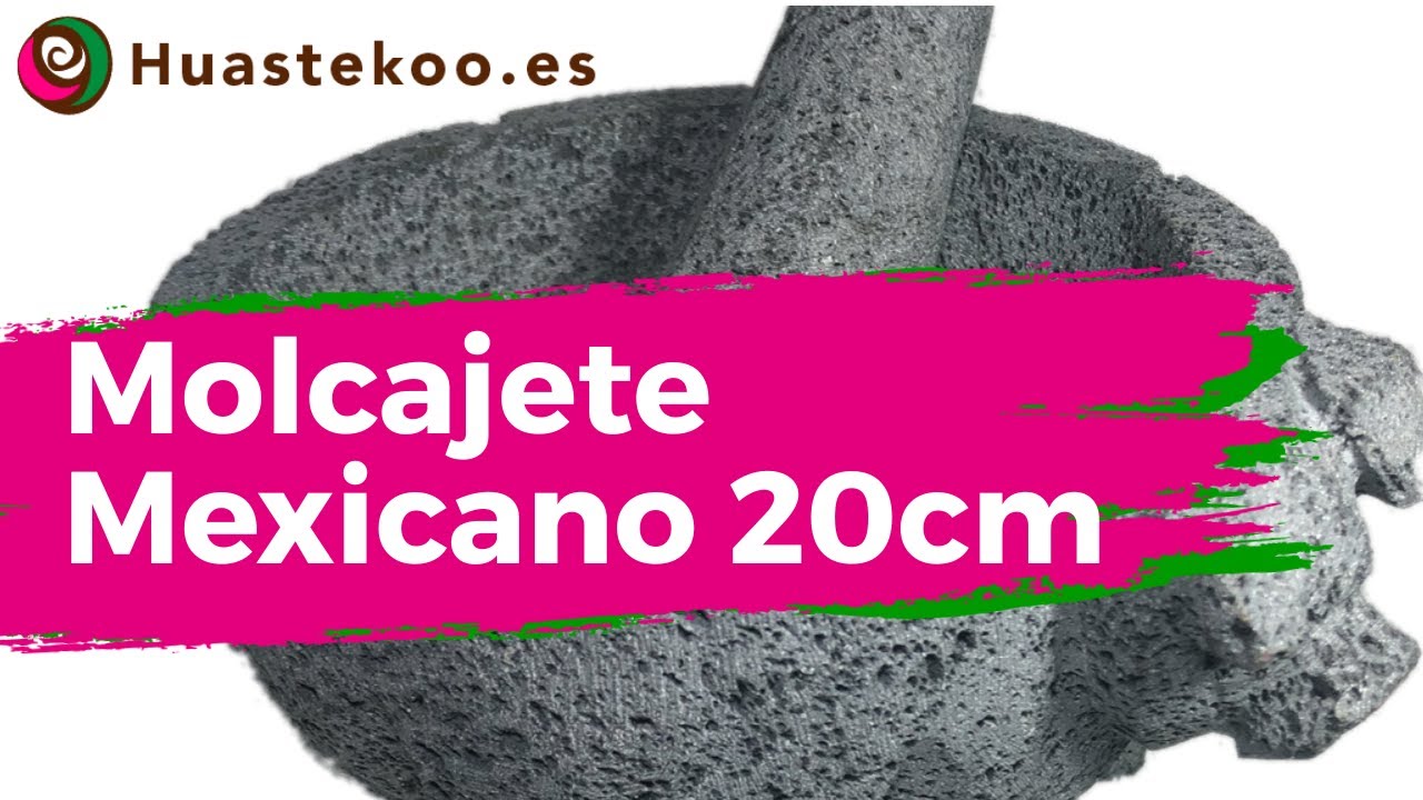 Molcajete mexicano (20cm) de piedra volcánica – Tienda Mexicana  Huastekoo.es - Madrid, España 