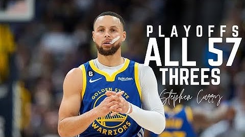 Stephen Curry All 57 Threes From 2023 NBA Playoffs