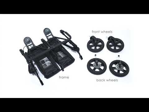 Прогулочная коляска для двойни TFK Twin Trail 2 видео инструкция