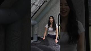 CAMPING IN THE RAIN WITH A LUXURY INFLATABLE TENT☔