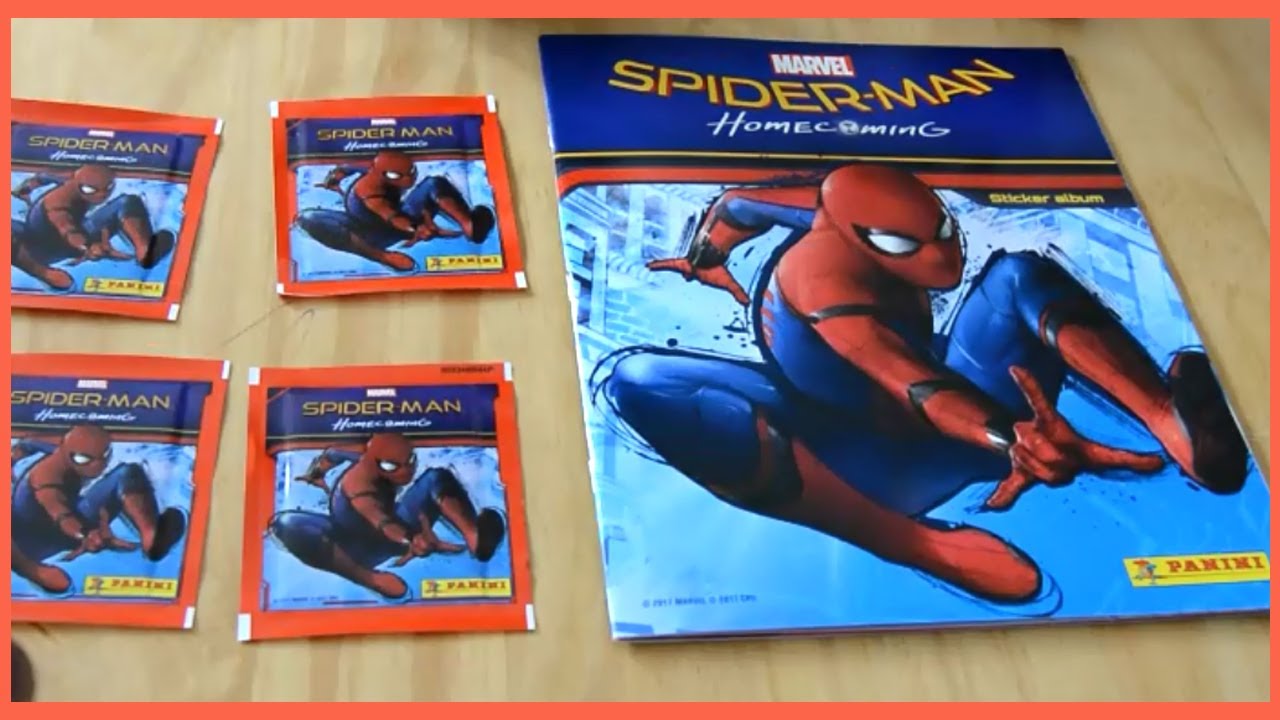 50x Spider-Man Homecoming Stickers Spiderman Panini Party Bag Filler 