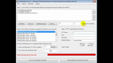How to automatically upload files via FTP at regular intervals