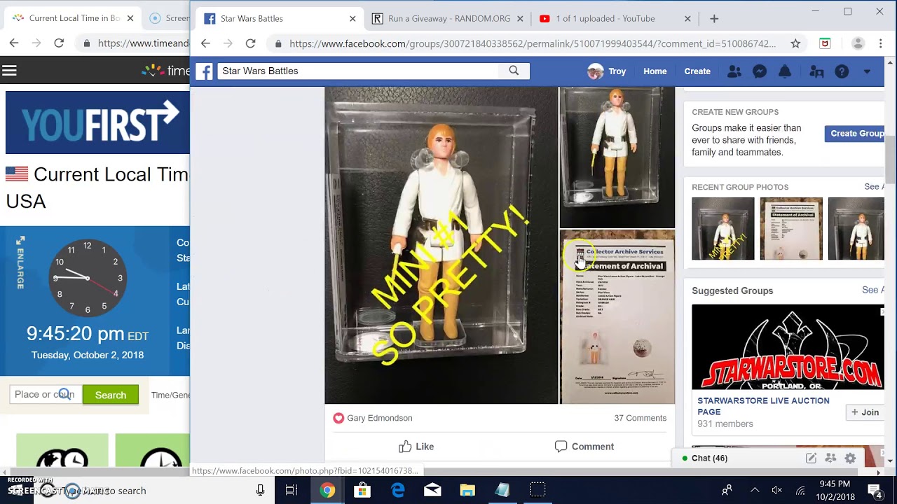 CAS Orange hair Luke FB mini by Gary