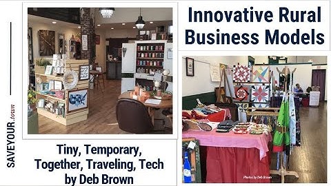 From Vacant to Vibrant Webinar Series: Innovative Rural Business Models (Webinar #2)