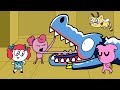 The Backrooms - Poppy Playtime play Crocodile Dentist ANIMATION COMPILATION | Chapter 3