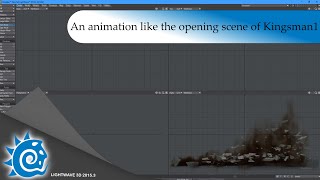 Lightwave 3D - An animation like the opening scene of Kingsman-1