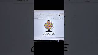 Making A Globe In MS Paint Hits Different🤯🎨😱 #viral #paint #globe #making  #drawing#2026#trending