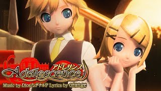 [60fps Full風] アドレサンス Adolescence - 鏡音リンレン Kagamine Rin Len DIVA English Romaji PDA FT