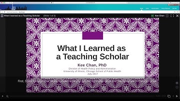 Using Voicethread for Student Presentations in an Online Course