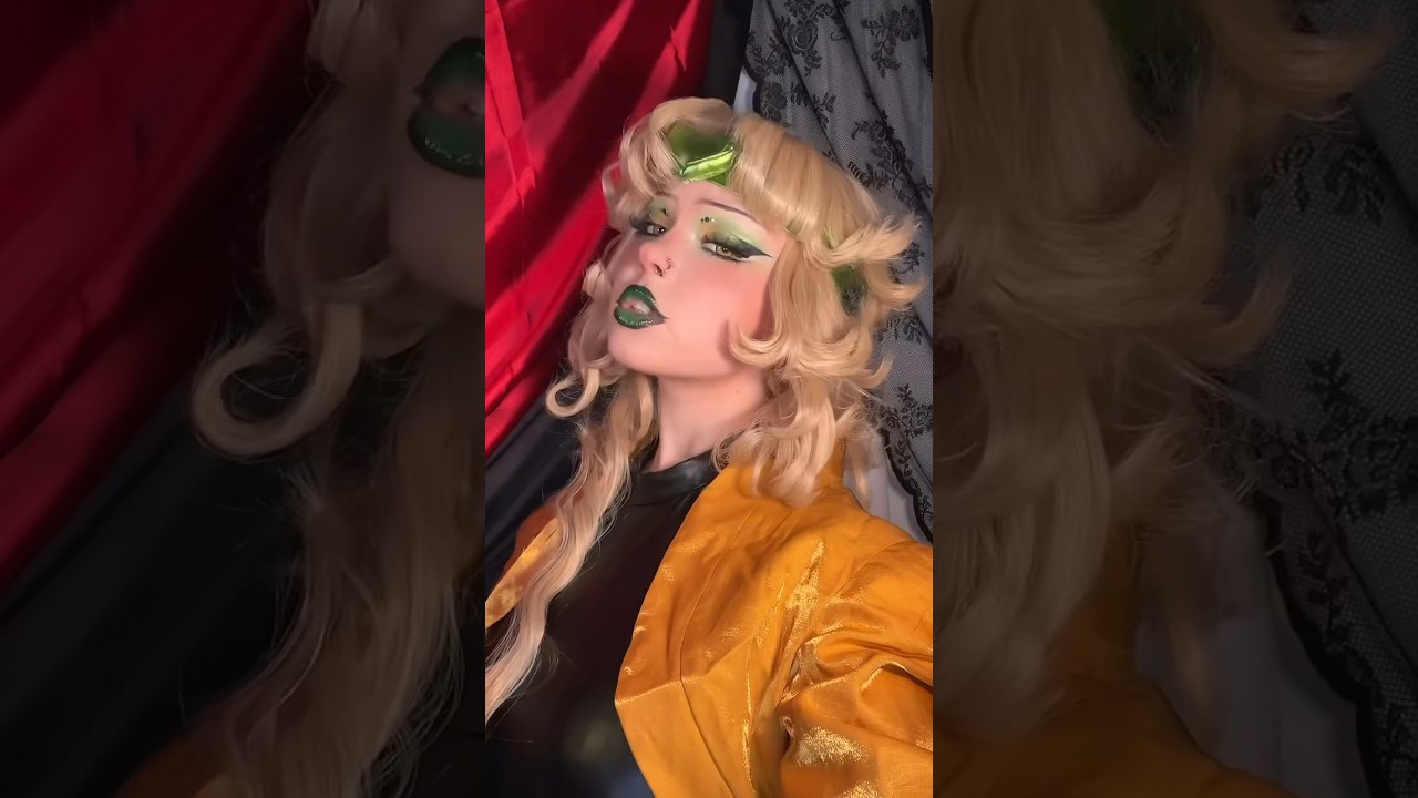 more GLITTERS #cosplay #makeup #manga #anime #jjba #jojosbizzareadventure #diobrando
