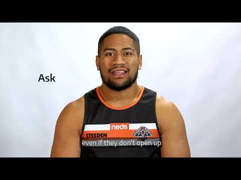 Wests Tigers supporting the Beyond Blue Cup