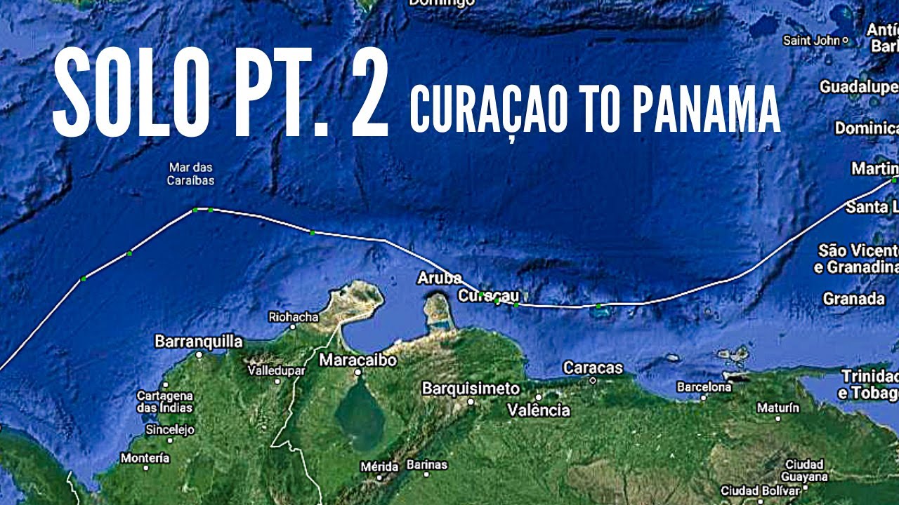 SOLO SAILING IN THE CARIBBEAN PT. 2 - Curaçao to Panama