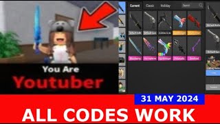 *ALL CODES WORK* [🏆UPDT] Olivia's Murder Mystery 2 (MM2) ROBLOX | 31 MAY 2024