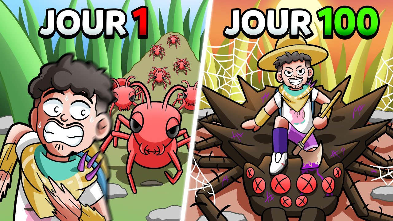 J'ai passé 100 JOURS sur Grounded, voici ce qu'il s'est passé...