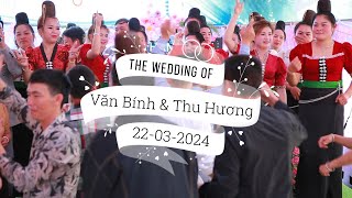 Sàn Thái Tây Bắc | Nhảy đám cưới chúc mừng hạnh phúc | Văn Bính Thu Hương | 22-3-2024