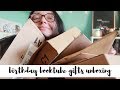 Birthday Booktube Gift Unboxing // emmanovella