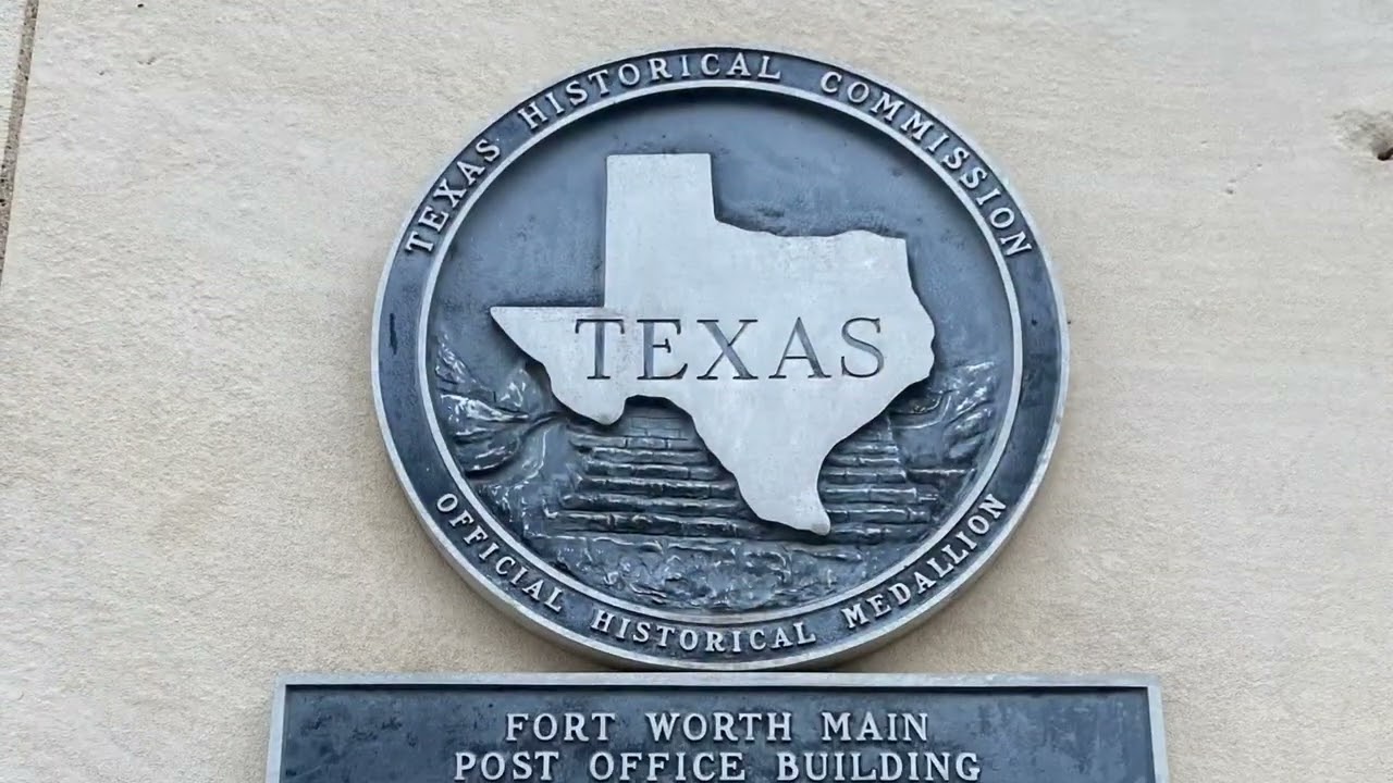 The magnificent 1933 post office in Fort Worth, Texas