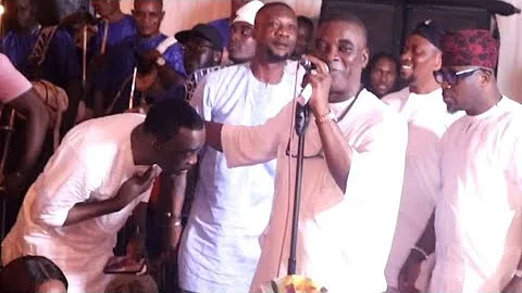 SEE WHAT K1 DE ULTIMATE SAYS AS PASUMA BOW TO GREET HIM AT OBA OLOWORO ONE YEAR ANNIVERSARY