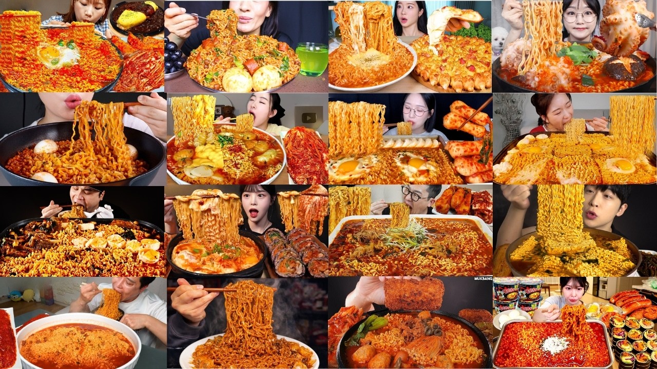 The Best Noodles 🥵🍜 Mukbang Asmr Compilation Satisfying