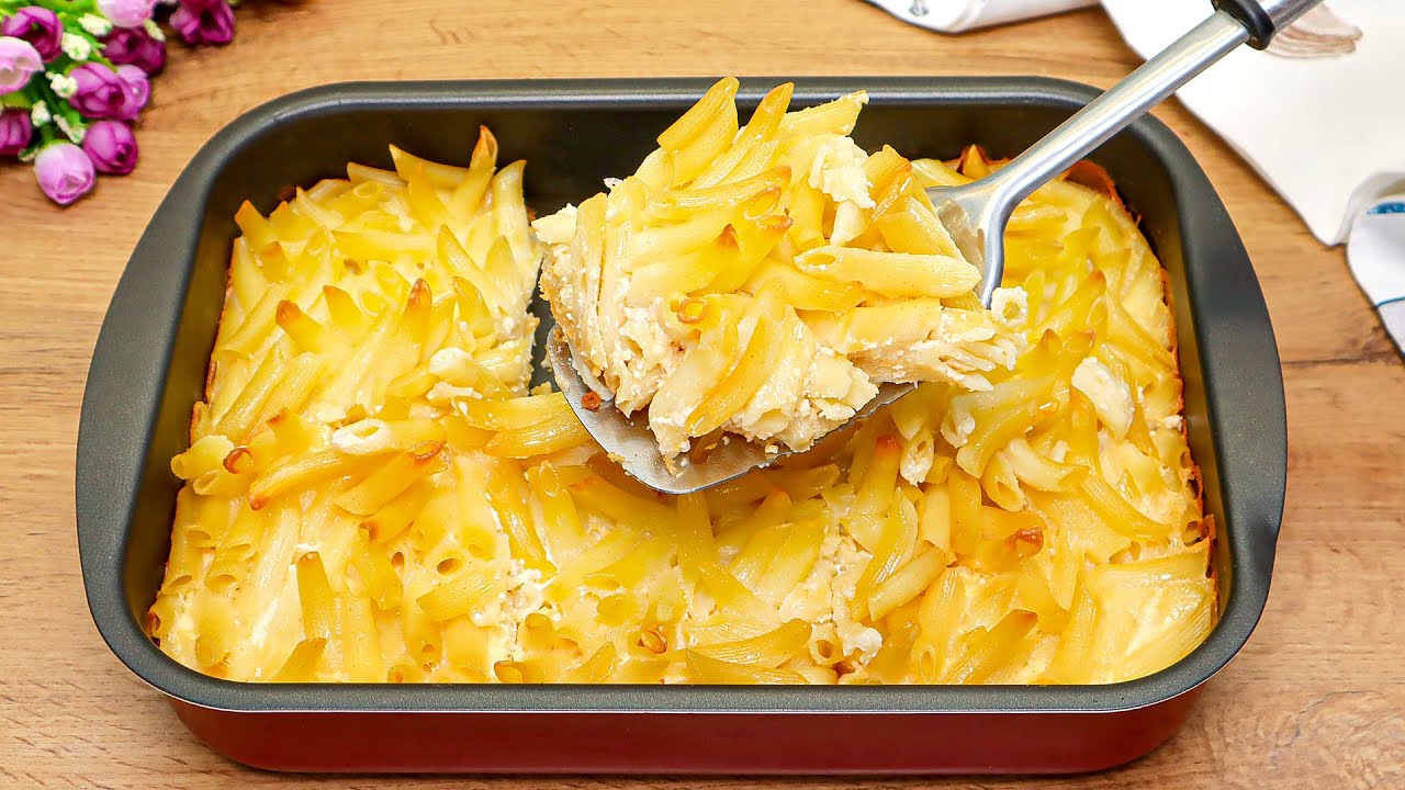 Ще се хареса на цялото семейство! Макарони на фурна! Толкова е вкусно, че го приготвям всяка сутрин!