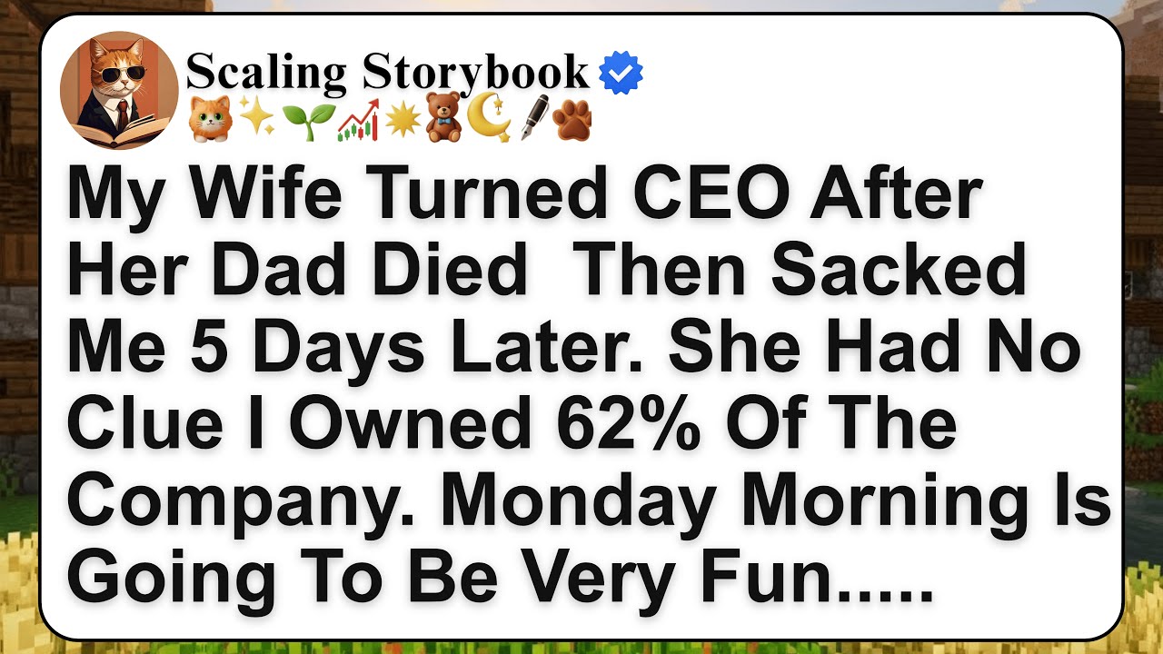 My Wife Turned CEO After Her Dad Died — Then Sacked Me 5 Days Later. She Had No Clue