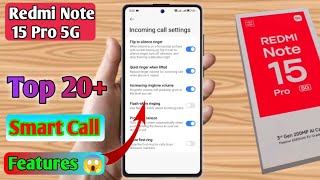 how to smart call ni redmi note 15 pro, redmi note 15 pro me smart call setting kaise kare