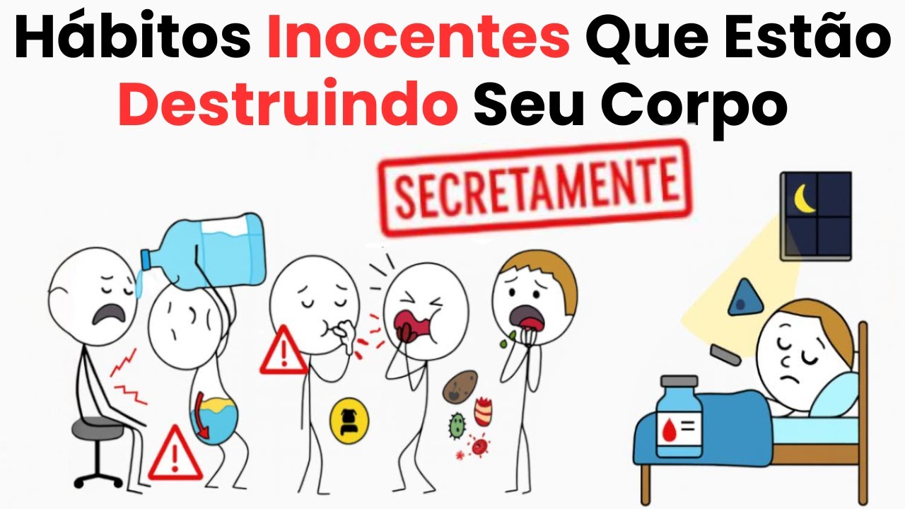 Hábitos inocentes que estão secretamente destruindo seu corpo