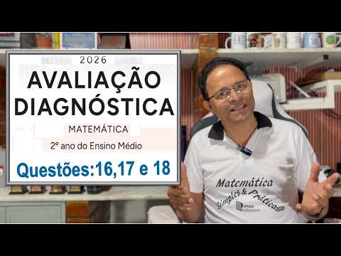 CORREÇÃO DA PRIMEIRA AVALIAÇÃO DIAGNÓSTICA 2026(2º ano, questões 16, 17 e 18)
