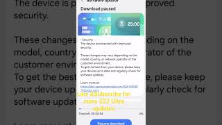 January 2026 Security patch for S22 ultra