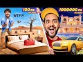 Rs100 VS Rs10,00,000 HOTEL ROOM !!