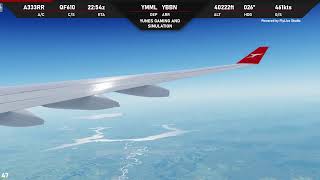 P3dv5 Melbourne to Brisbane Part1 QF610 A330-300 (GE Engine mod) screenshot 5