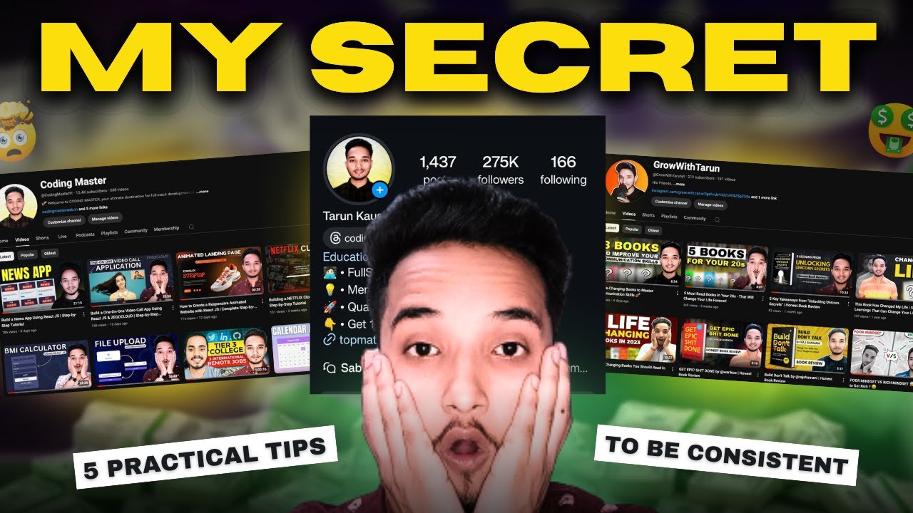 MY SECRET to Staying Consistent 5 Practical Tips for Unstoppable