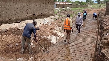 Construction of Concrete Drainage | Reinforcement Detailing of Drainage | Outfall Drainage Details