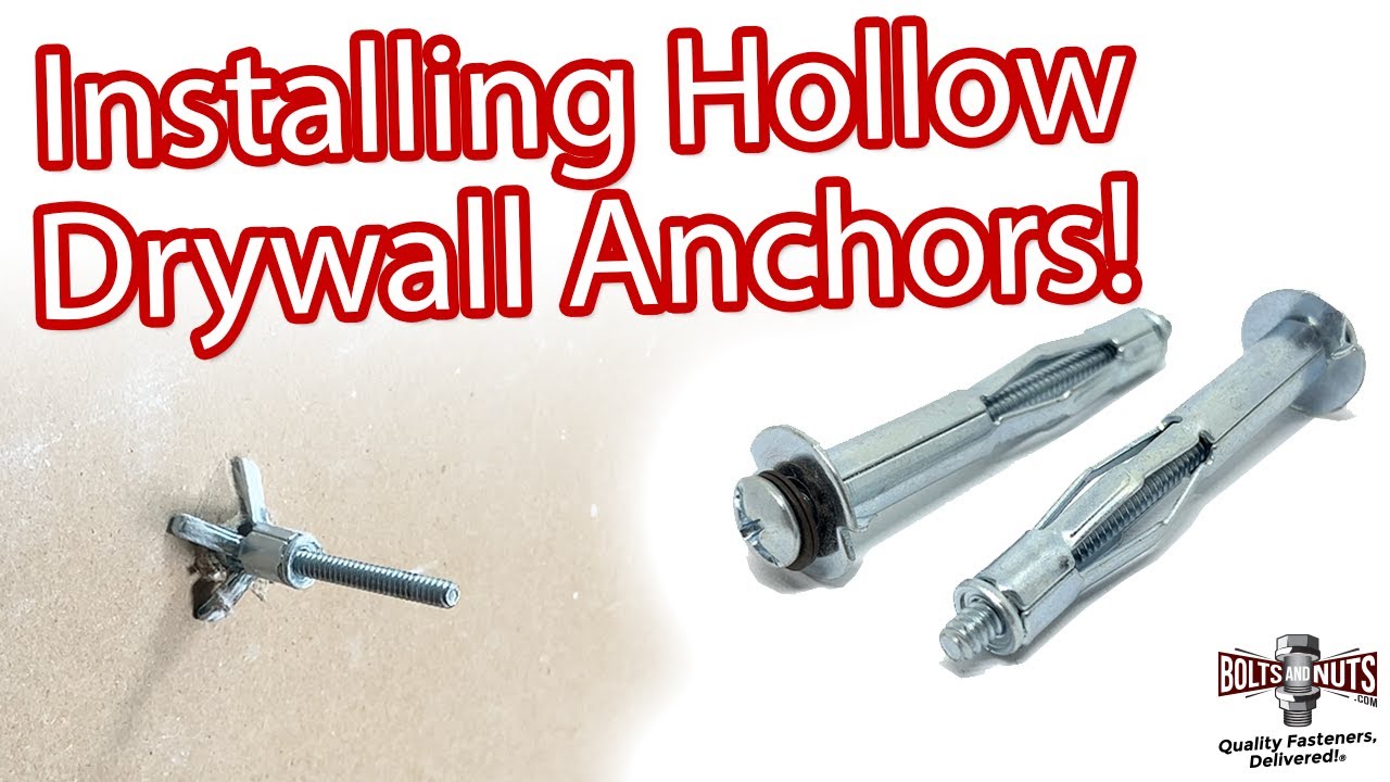 Hollow Drywall Anchors Explained & How To Install Them - YouTube