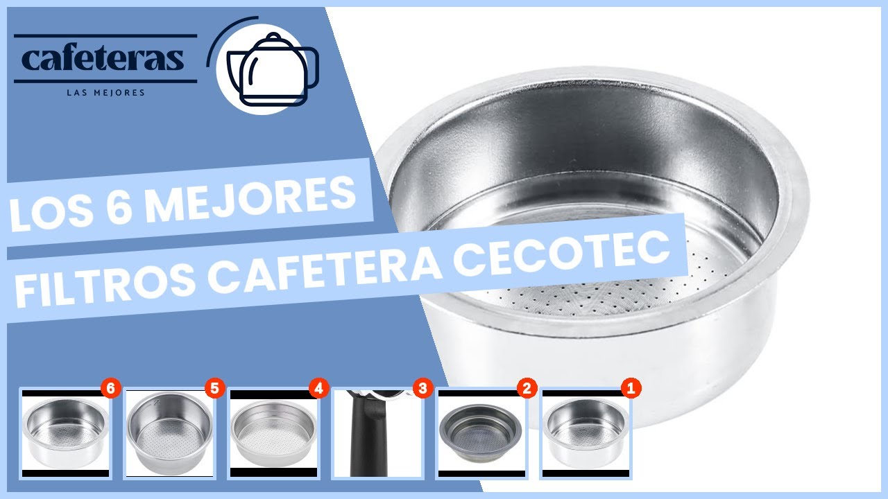 Comparativa de Portafiltros y Filtros CECOTEC !! Cuál es el mío