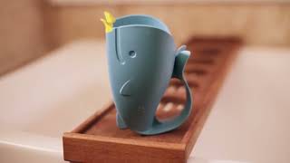 Caneca Baleia Moby para enxágue de Banho Cinza - Skip Hop