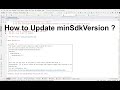 How to Update Flutter Minimum SDK Version? Flutter minSdkVersion error!