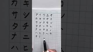 Learn Japanese : How to write Katakana
