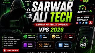 24/7 Online VPS Setup 🚀 | SARWAR ALI OFFICIAL