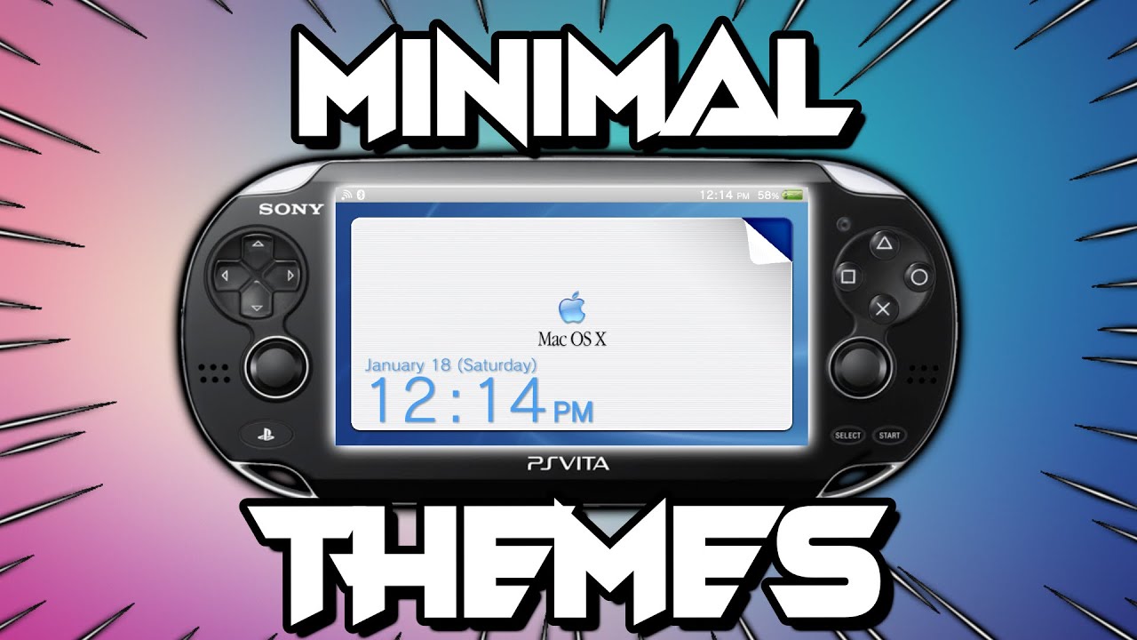 Top PS Vita Minimalistic Custom Themes 2025!