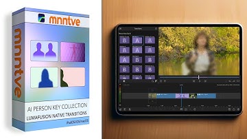 AI Person Key Collection, LumaFusion Native Transitions Pack for iPadOS/iOS/macOS, in Depth