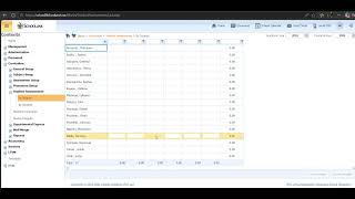 Entering marks into school link