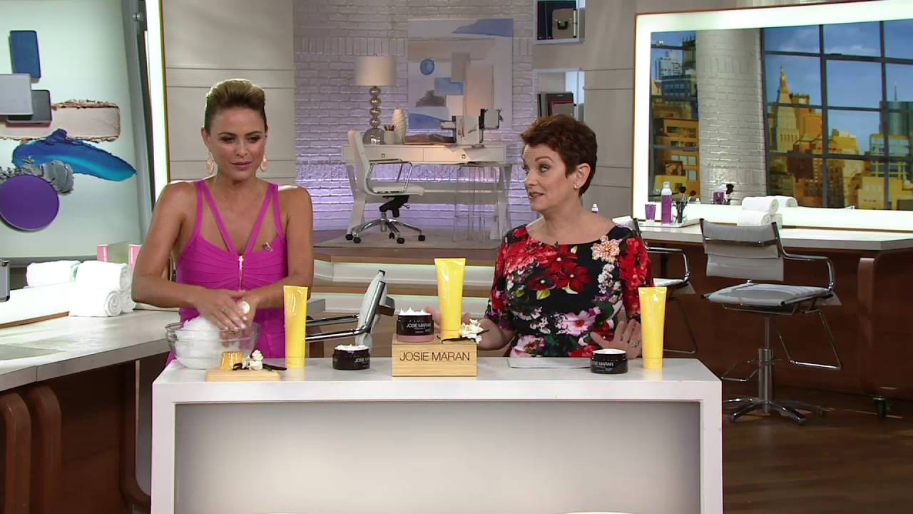Josie Maran Body Butter & Cleansing Body Butter on QVC YouTube