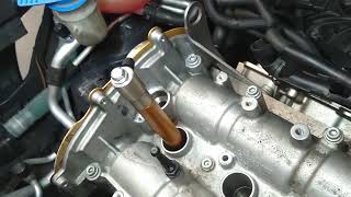 VW Touran P0016 trouble code 1.4TSI engine Stretched Timing chain replacement (2)