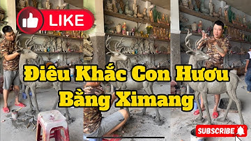 Đắp Tượng Con Hươu Ximang - Điêu Khắc Thế Anh - Sdt : 0968890138 Thiete Kế - Thi Công Trên Toàn Quốc