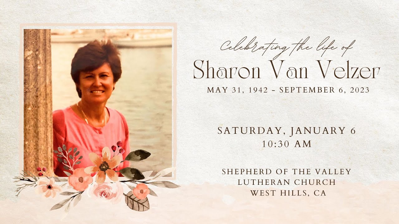 Memorial Service for Sharon Van Velzer