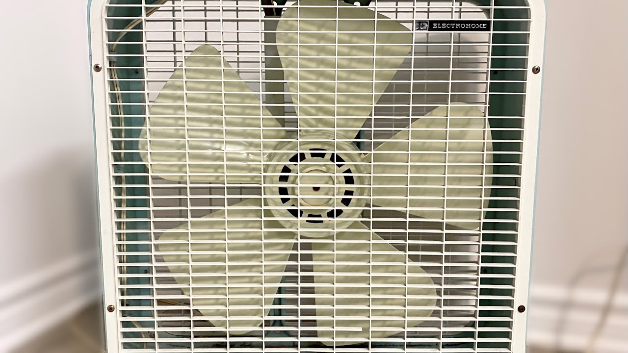 1974 Electrohome 20” Box Fan | Initial Test Run